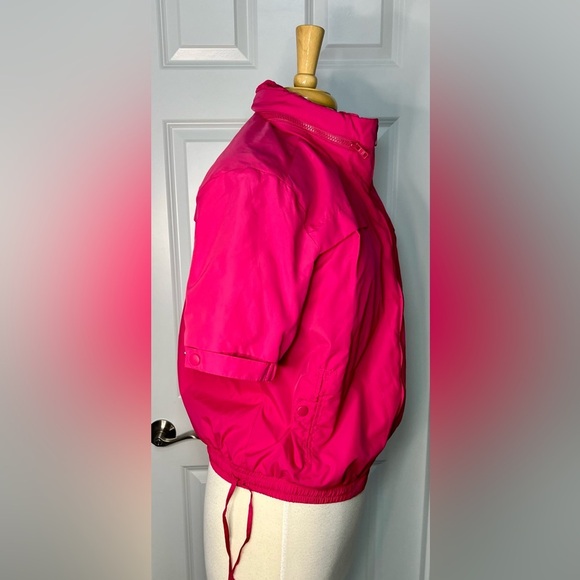 Motherhood Maternity Pink Utility Shortsleeved Windbreaker Jacket in Pink - NWT - Picture 5 of 6